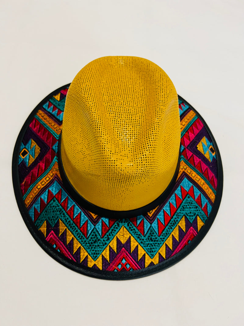 Sombrero Textil Mostaza