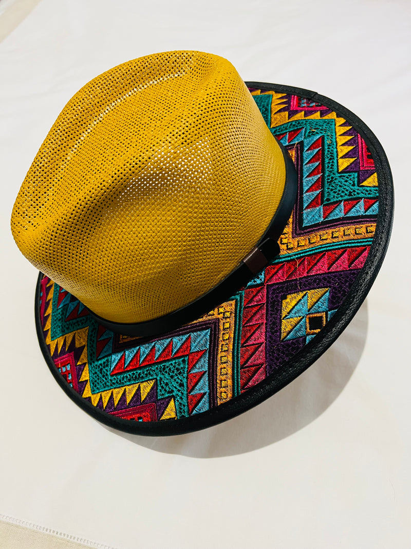 Sombrero Textil Mostaza