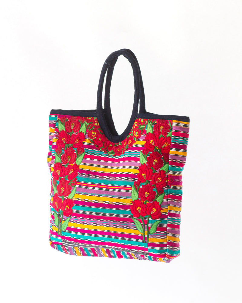 Bolsa Huipil Grande Quetzaltenango rojo