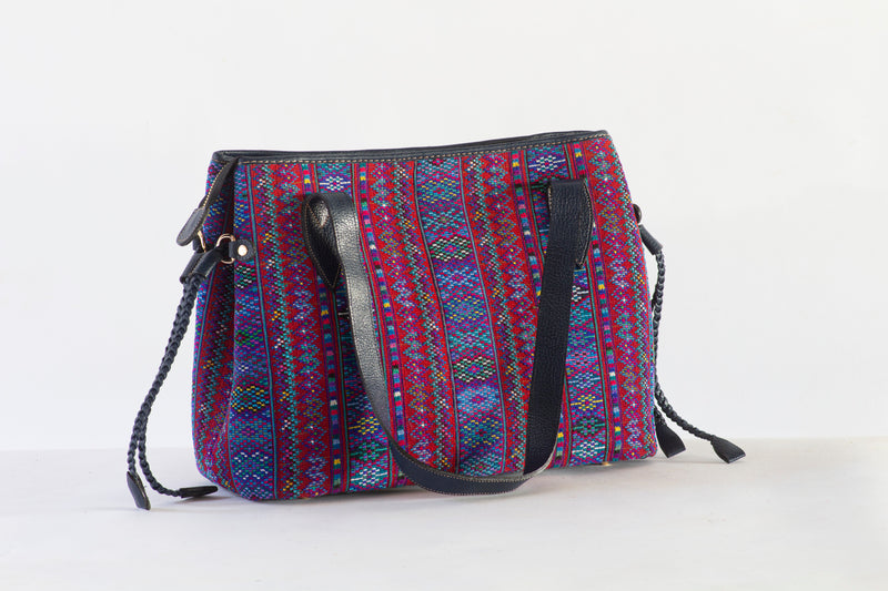 Rote Todos Santos geflochtene Tasche