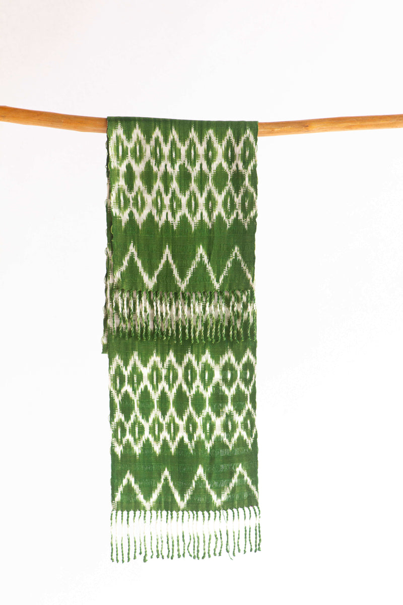 Foulard jaspe vert