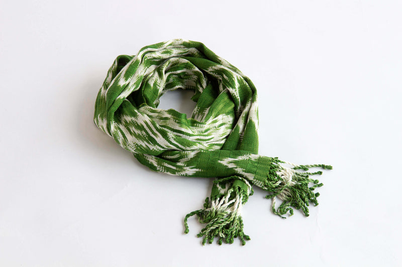 Foulard jaspe vert