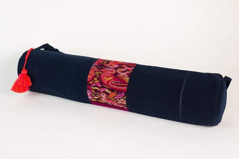 Sac pour tapis de yoga coupé et huipil